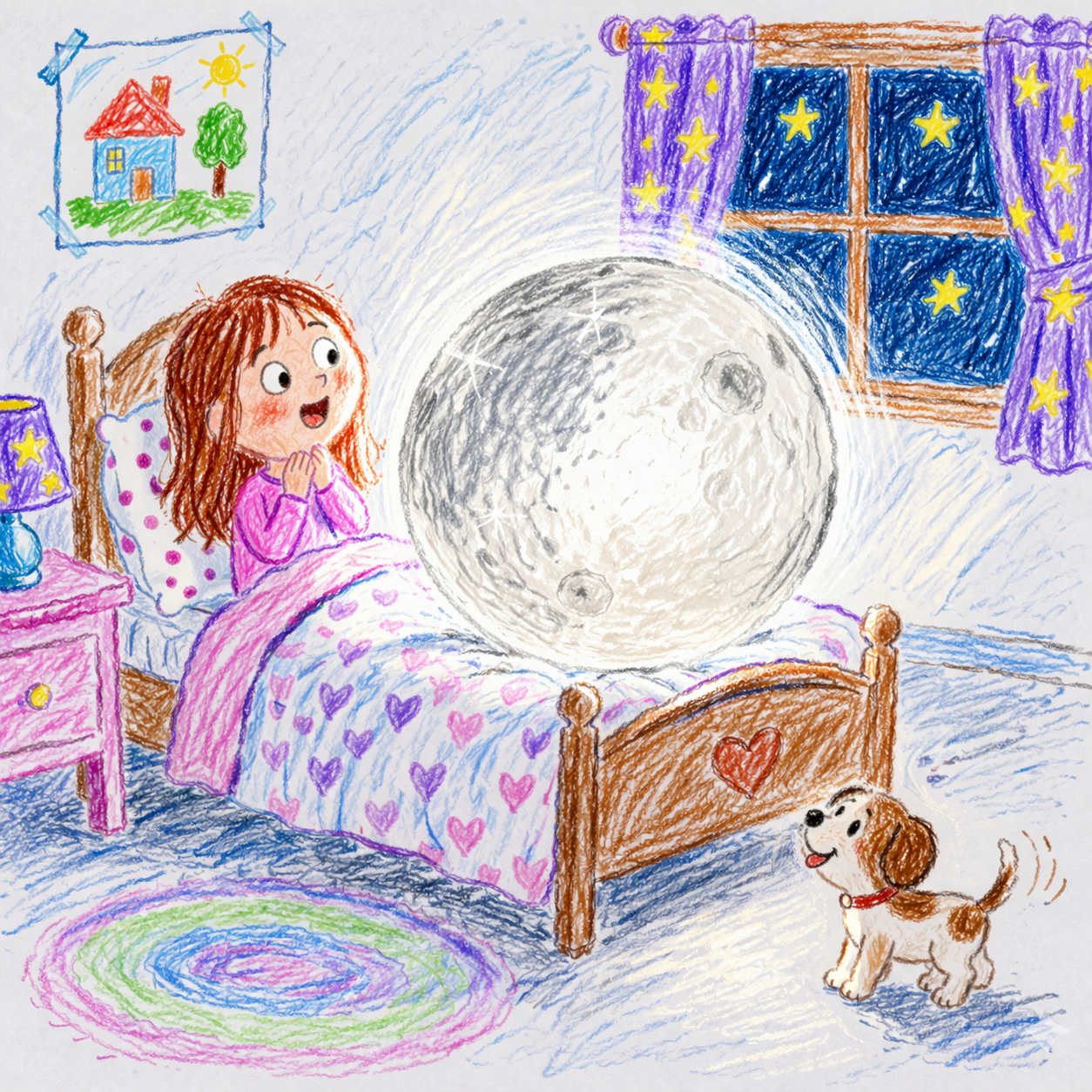 The Moon Came to Visit